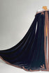 Black cape white lining